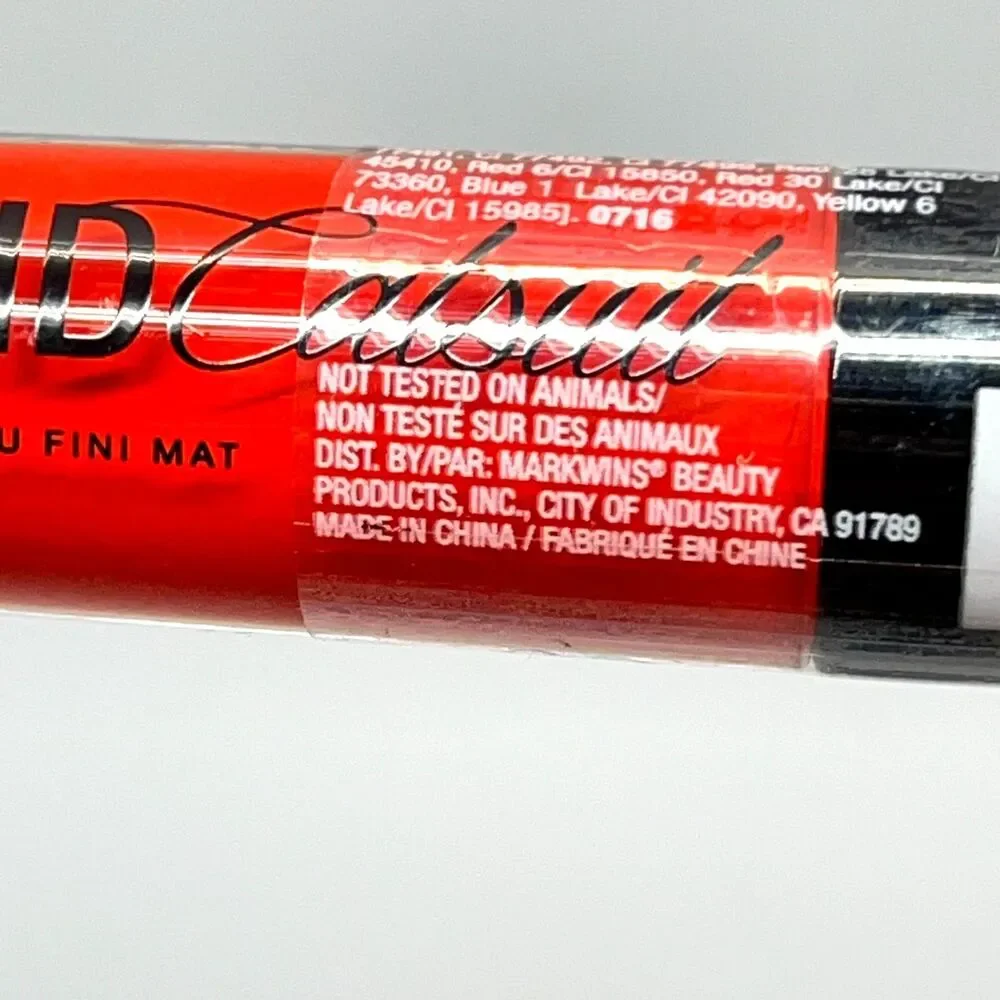 Wet N Wild Megalast Liquid Catsuit Matte Lipstick 929B Flame Of The Game Vegan